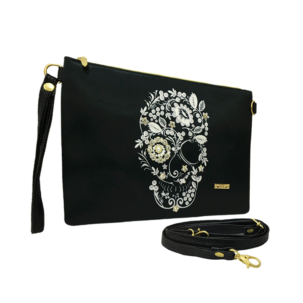 Skull Flowers - Clutch