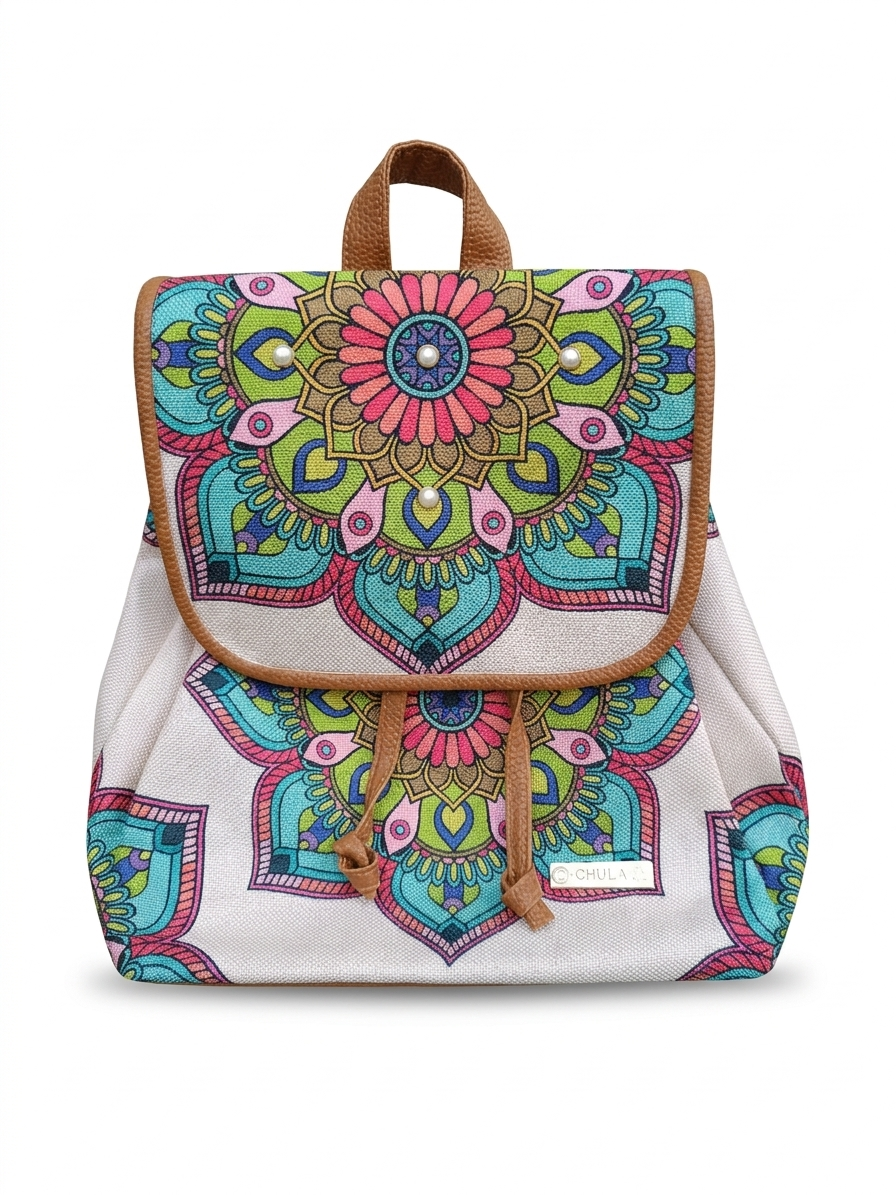 Turquoise Mandala Backpack - Celine