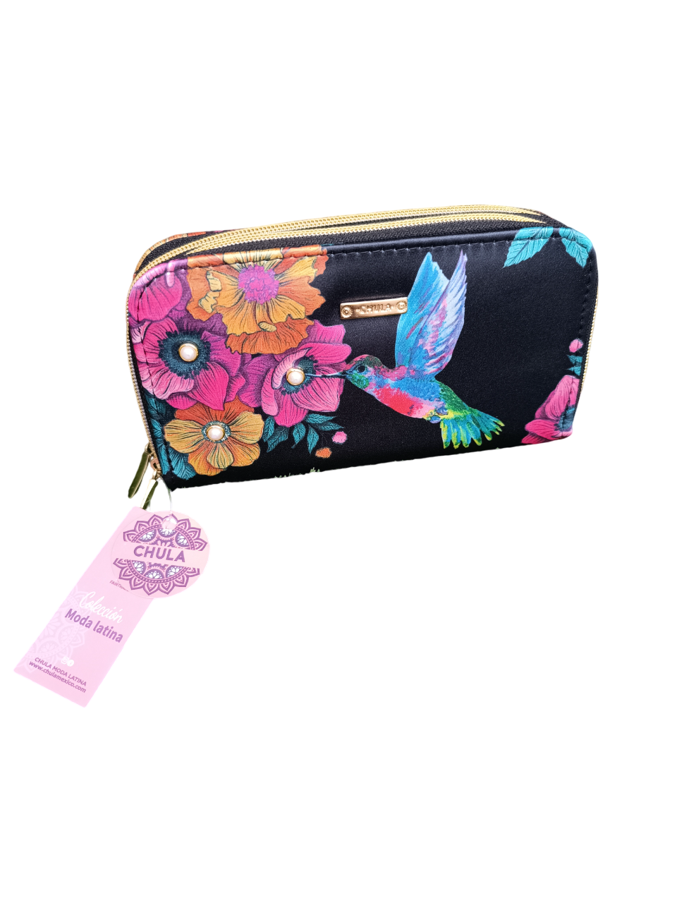 Hummingbird Thought - Double Closure Wallet