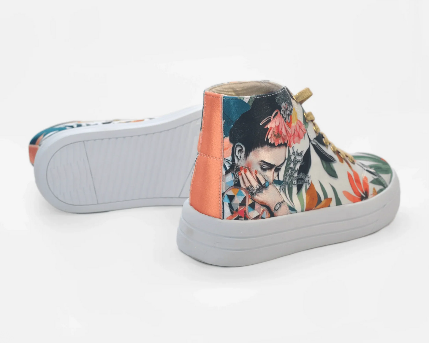Frida Leaves and Flowers - Urban Boots