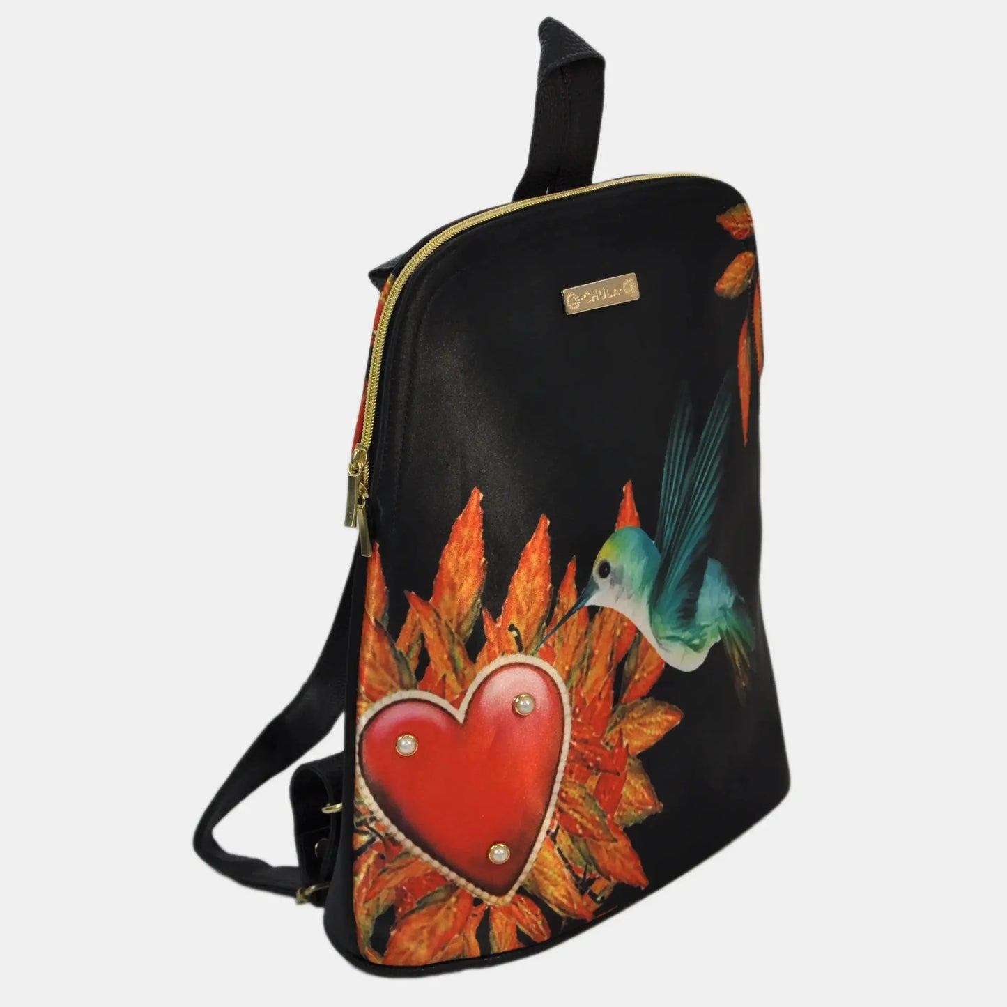 Mayan Hummingbird Heart - Backpack