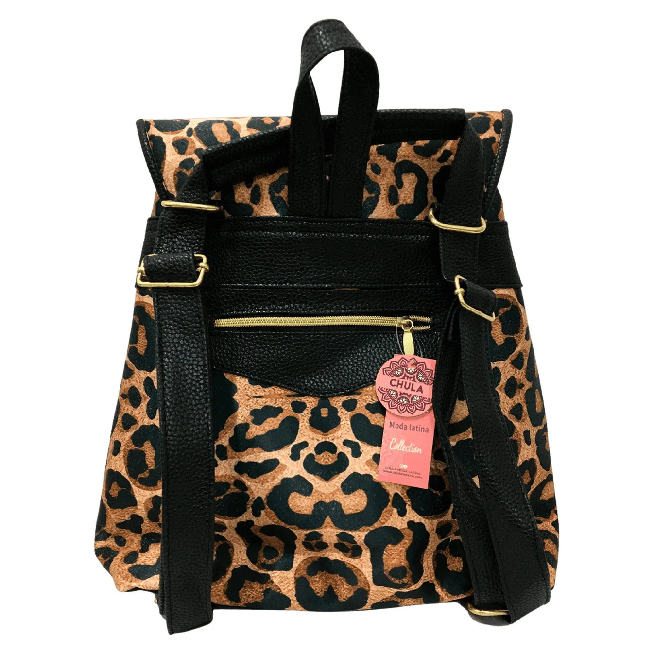 Animal Print Backpack - Celine