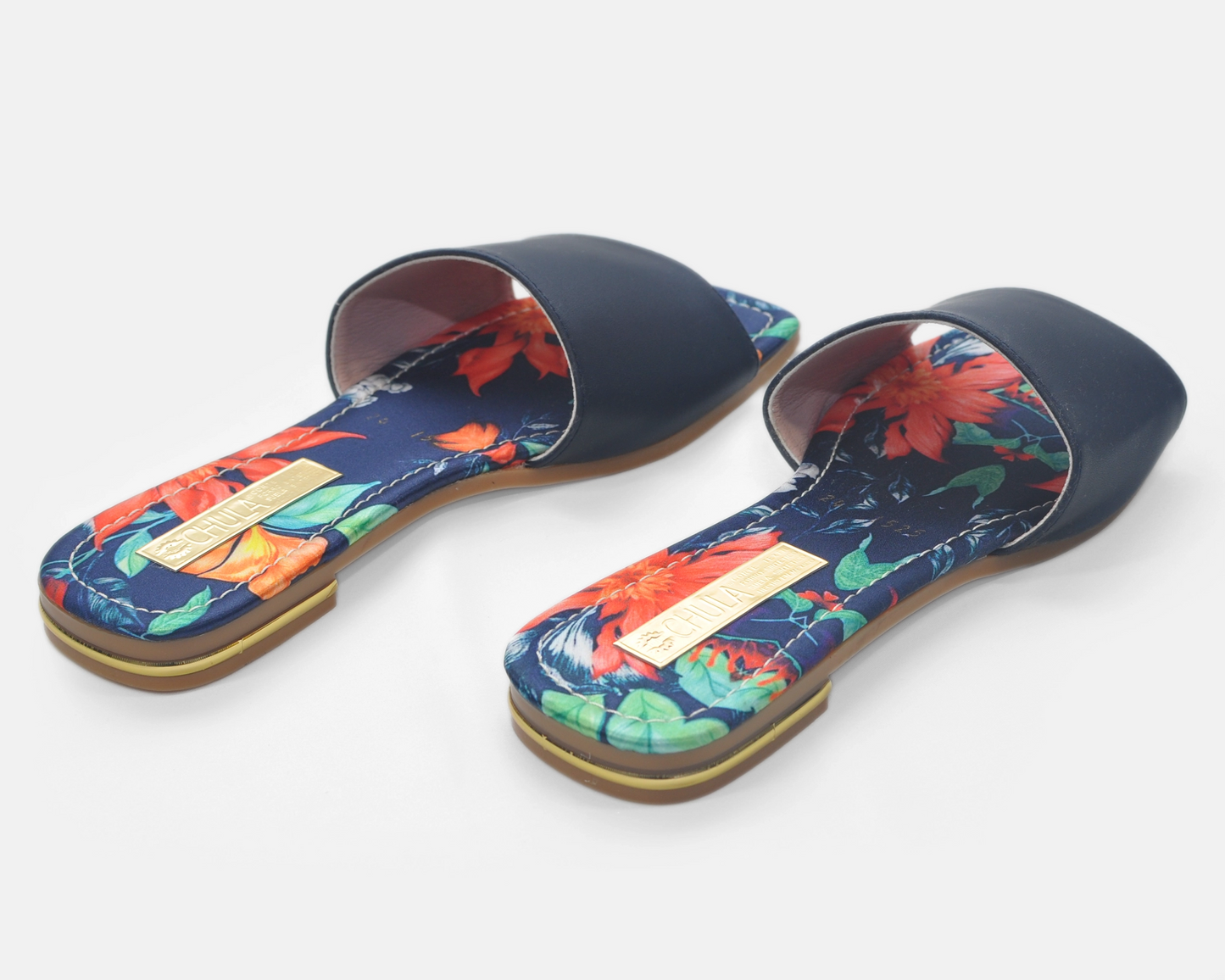 Bone Fabric Platforms - Sandals