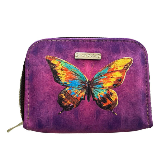 Cartera de mujer mediana Jenny Mariposa Morada | CHULA Tulum - CHULA Tulum