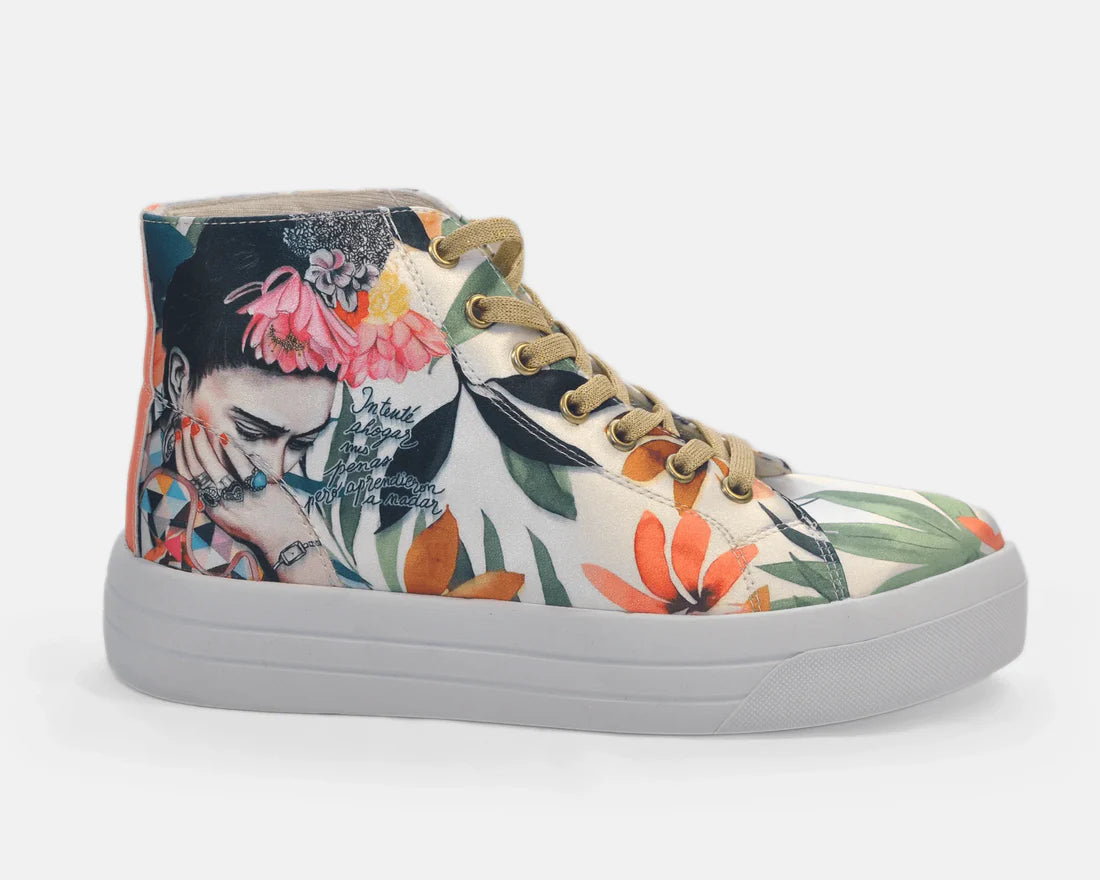 Frida Leaves and Flowers - Urban Boots
