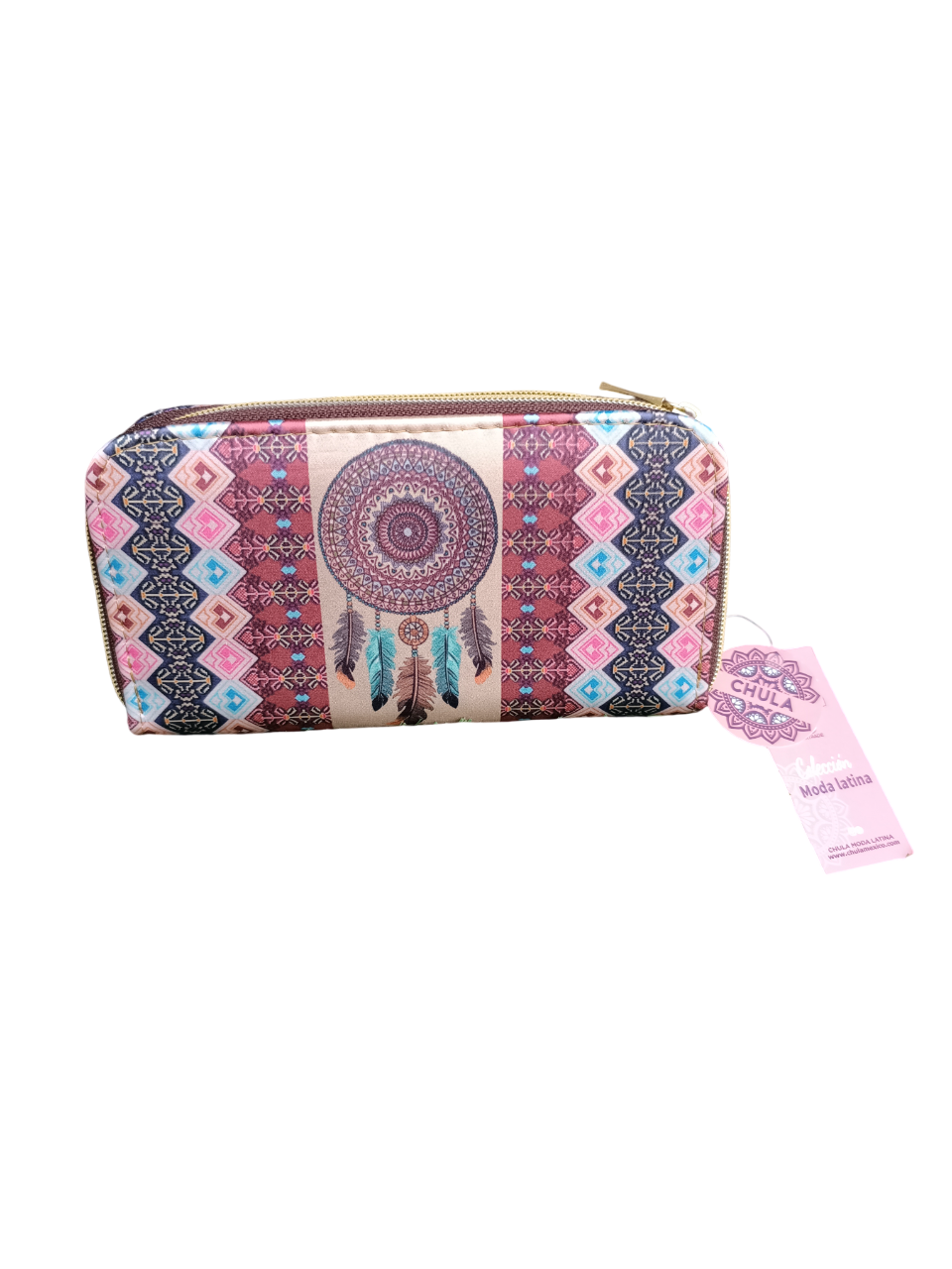 Indigo Dreamcatcher - Double Zip Wallet
