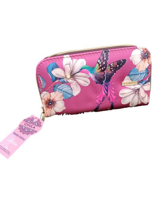 Colibrí Magnolia - Cartera Doble Cierre