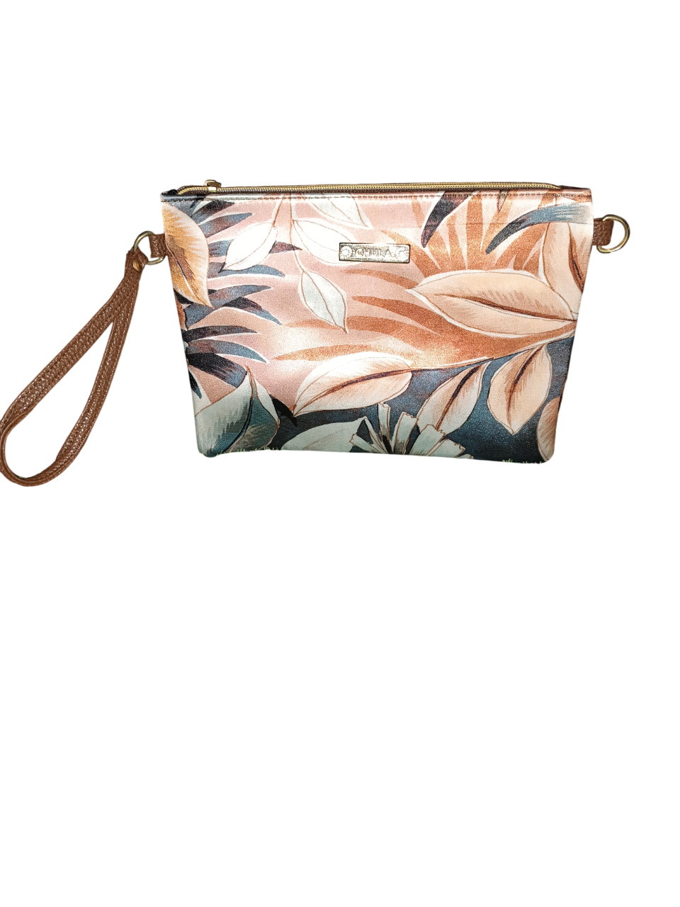 Cream Leaves - Clutch