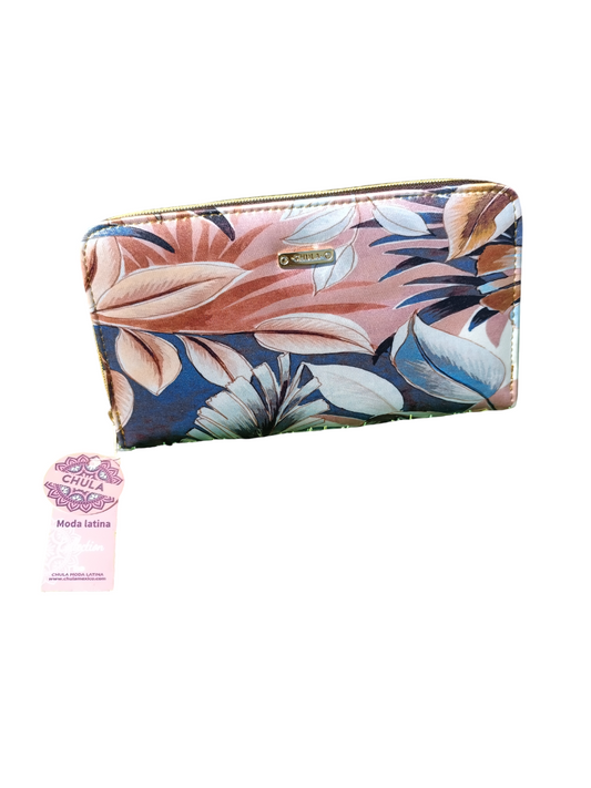 Hojas Crema - Cartera Maxi