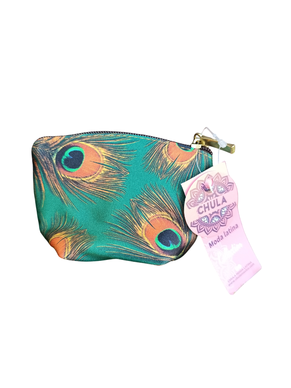 Green Peacock - Mini Monedero