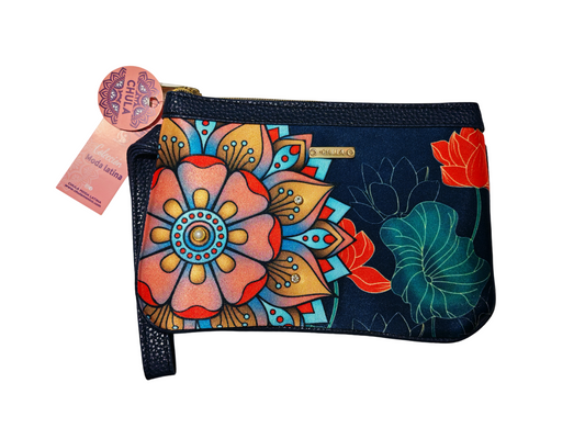 Azul mandala - Mini Clutch