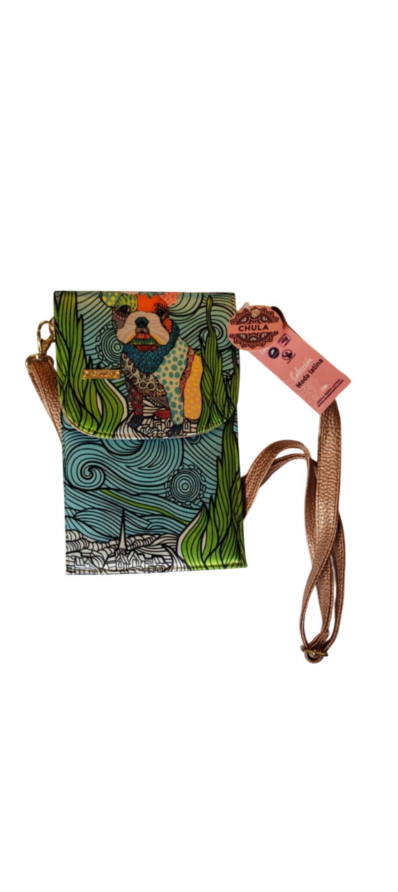 Blue Flowers - Amelie Mobile Phone Holder