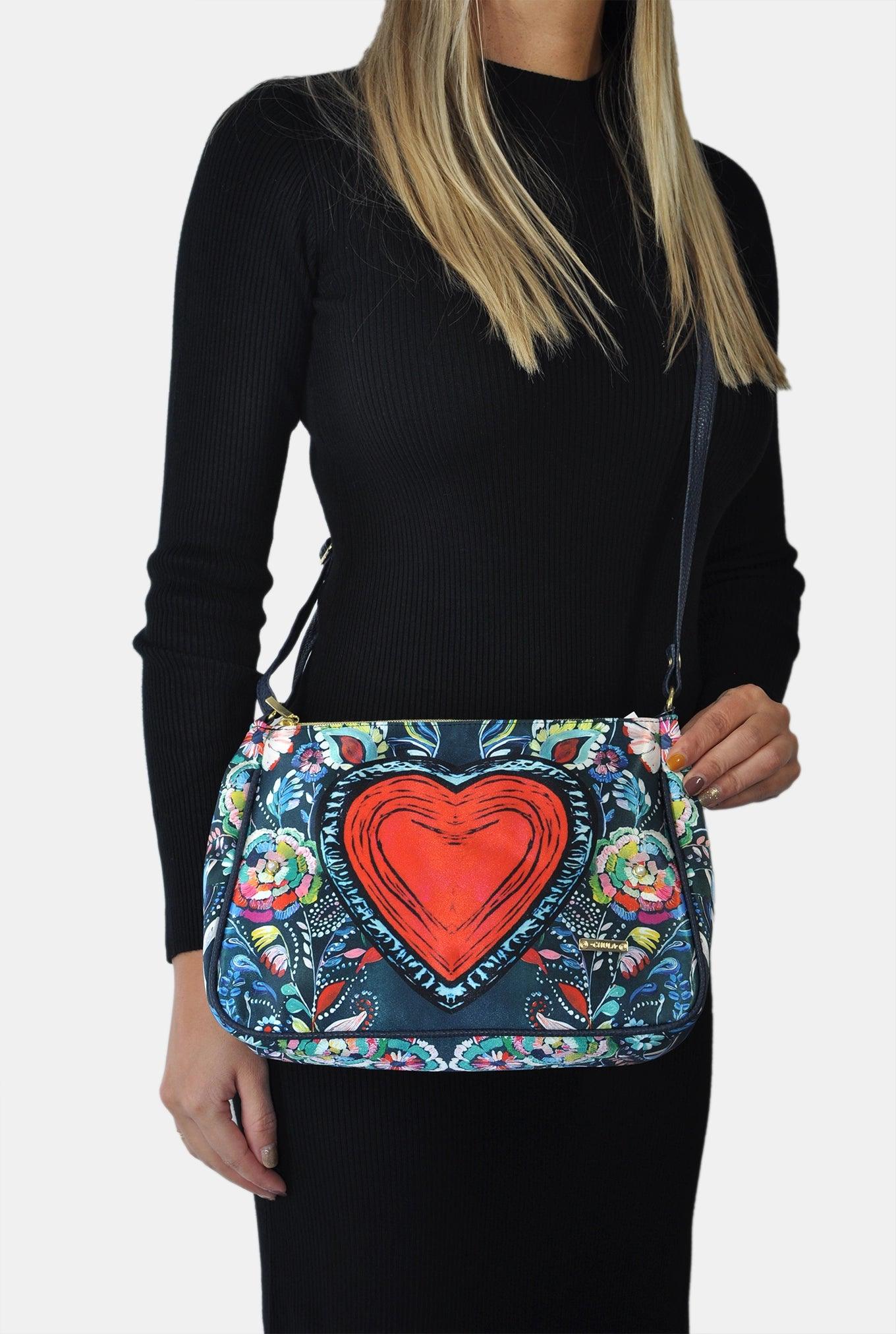 Bolso Bandolera Mediano Iliana Corazón Daily Heart | CHULA Tulum - CHULA Tulum