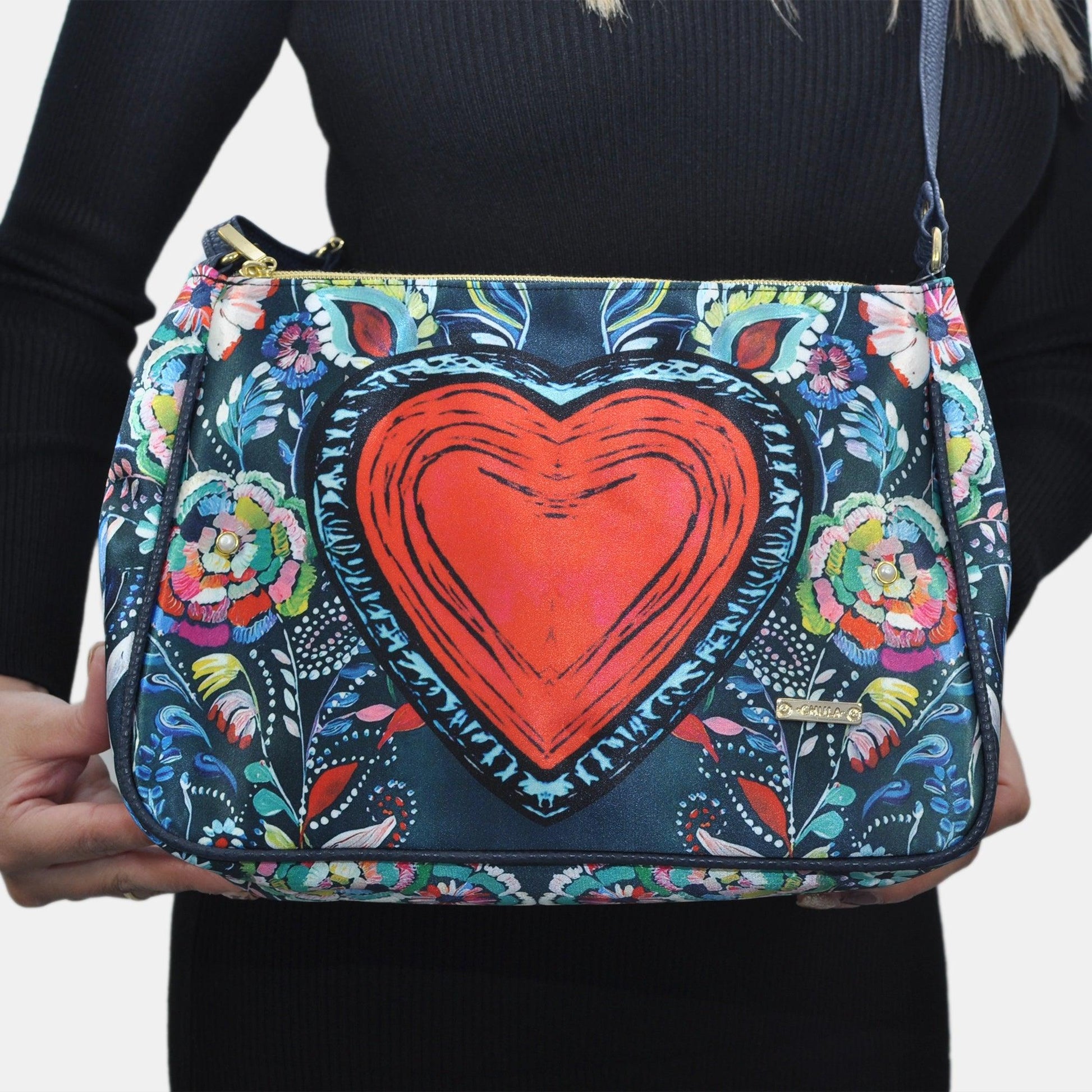 Bolso Bandolera Mediano Iliana Corazón Daily Heart | CHULA Tulum - CHULA Tulum