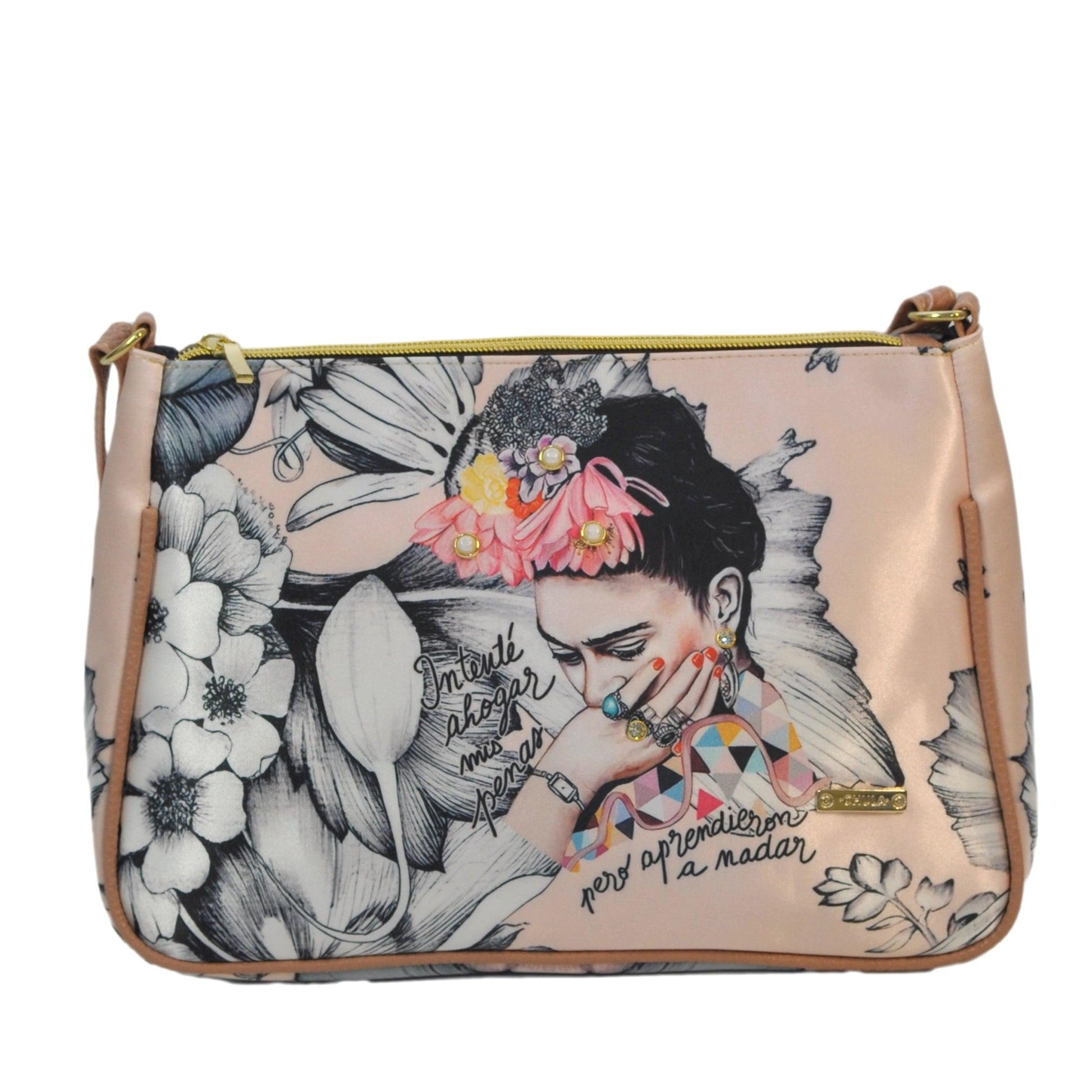 Bolso Bandolera Mediano Iliana Frida Kahlo Romance | CHULA Tulum - CHULA Tulum