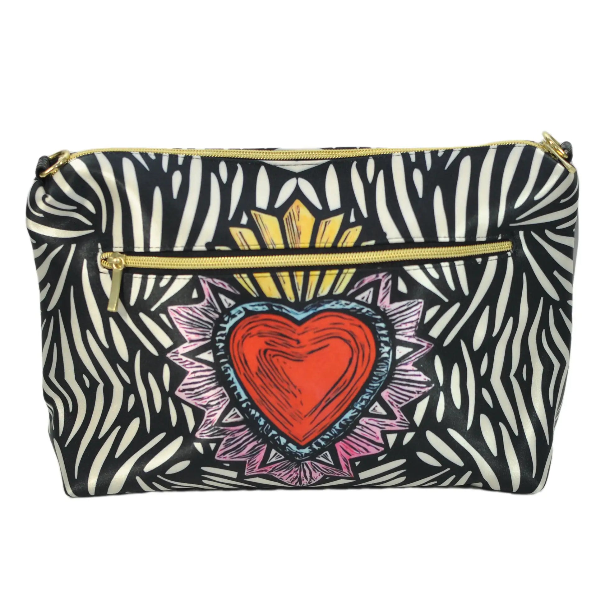 Bolso Bandolera Mediano Suzy Corazón Corona | CHULA Tulum