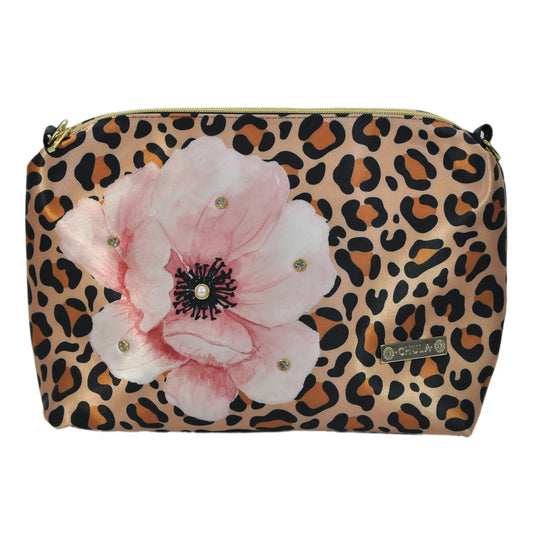 Bolso Bandolera Mediano de mujer Suzy Animal Print Flor | CHULA Tulum regalo original bolso estampado 