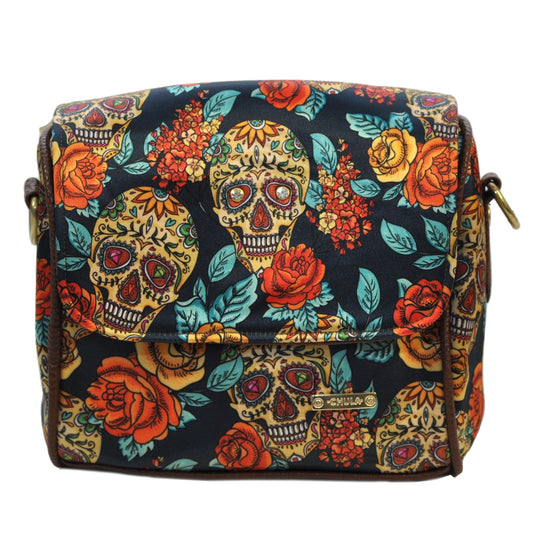 Bolso Bandolera pequeño Mini Baúl Fiesta Calaveras | CHULA Tulum - CHULA Tulum