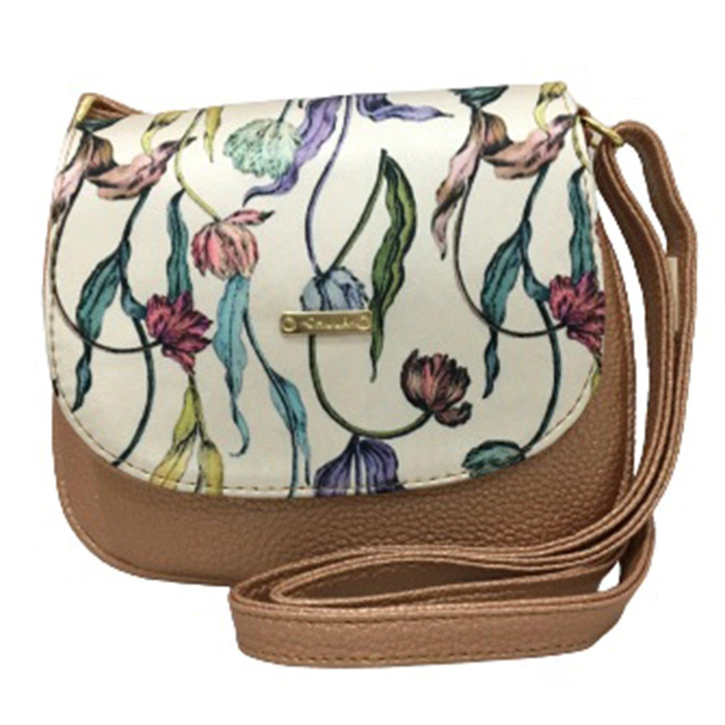 Bolso bandolera pequeño de mujer Iris Flores Peonia | CHULA Tulum - CHULA Tulum