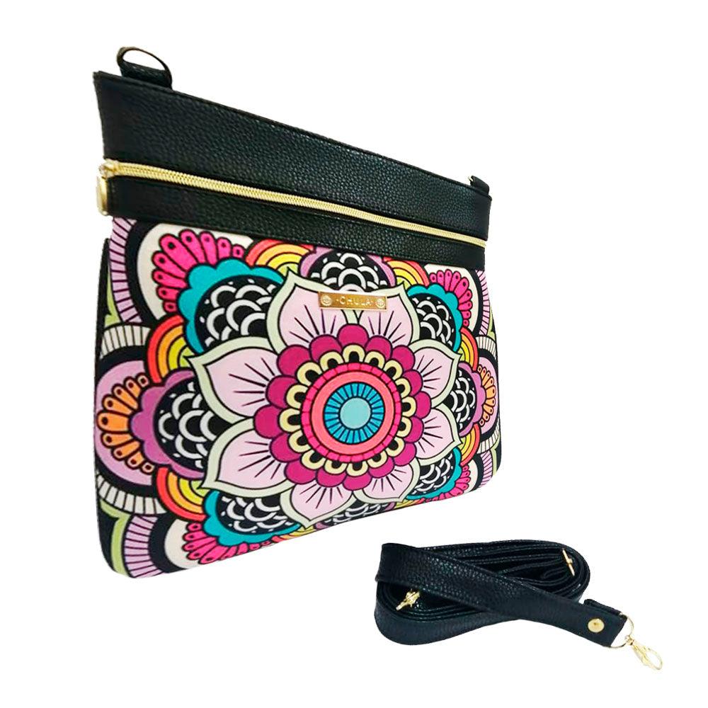 Bolso Bandolera mediano LIA Shoulder Mandala Arcoíris | CHULA Tulum - CHULA Tulum