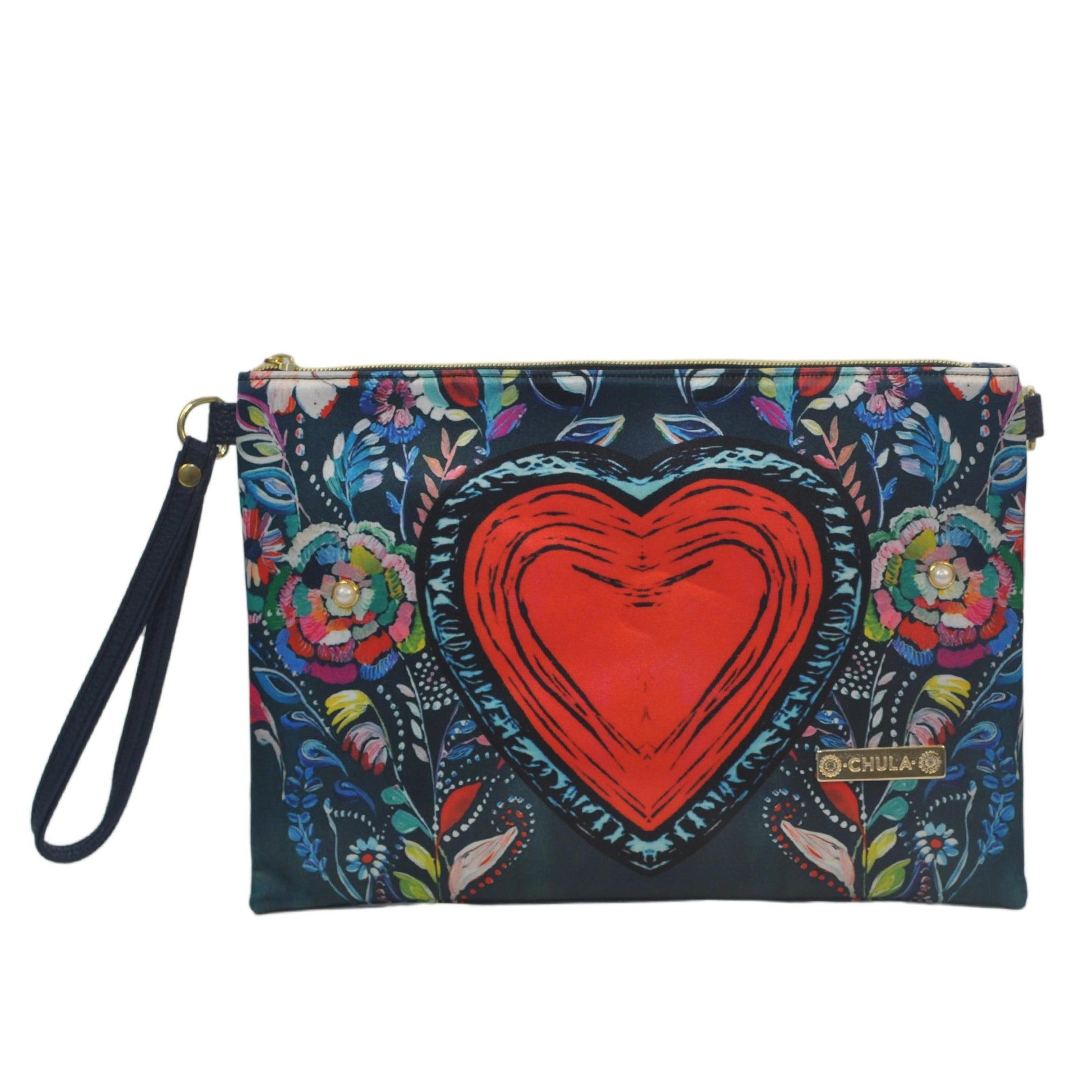 Bolso de Mano y Bandolera Pequeño Clutch Daily Heart Corazón | CHULA Tulum - CHULA Tulum