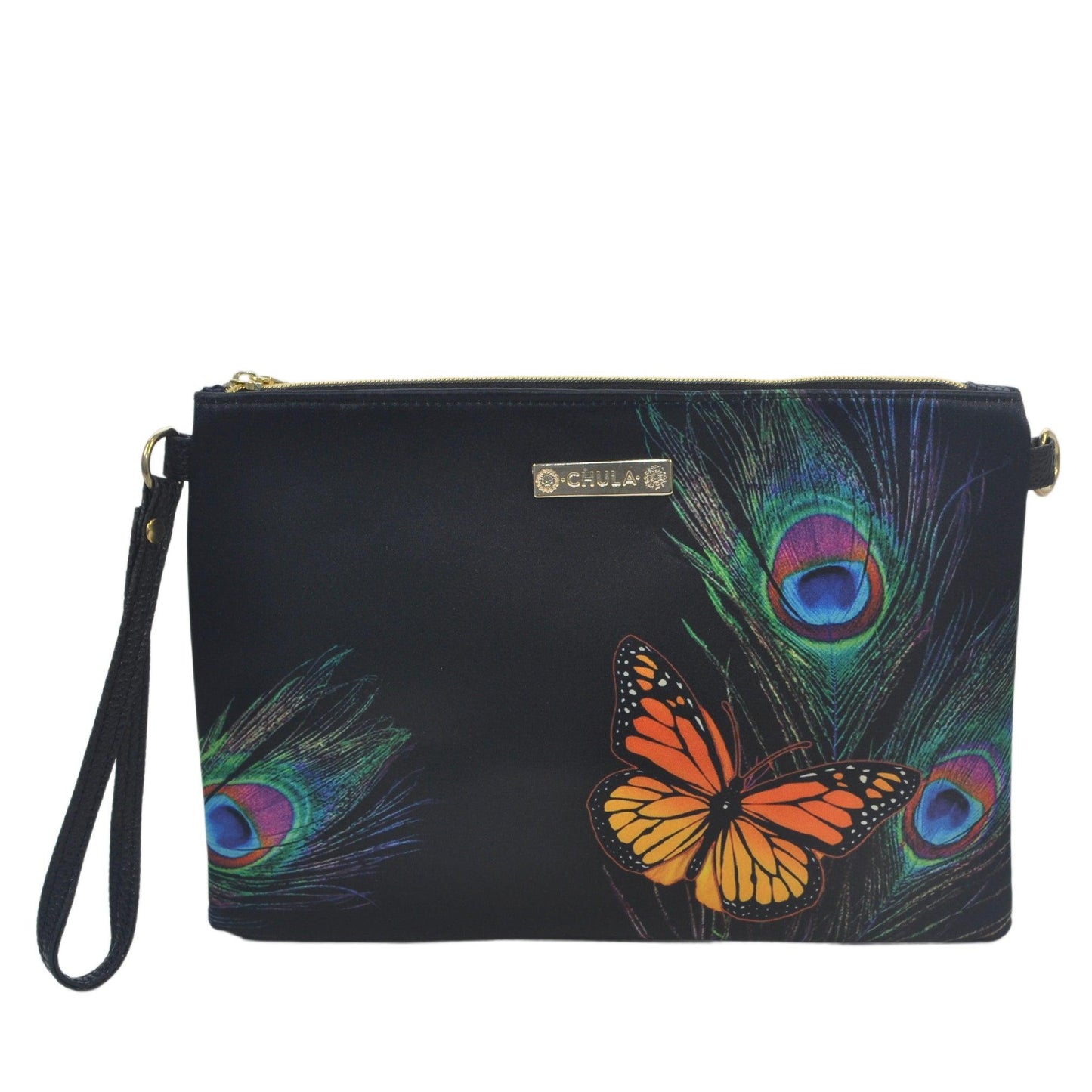 Bolso de mano y Bandolera pequeño Clutch Mariposa Danaus | CHULA Tulum - CHULA Tulum