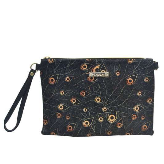 Bolso de Mano y Bandolera Pequeño Clutch Peacok Golden | CHULA Tulum - CHULA Tulum