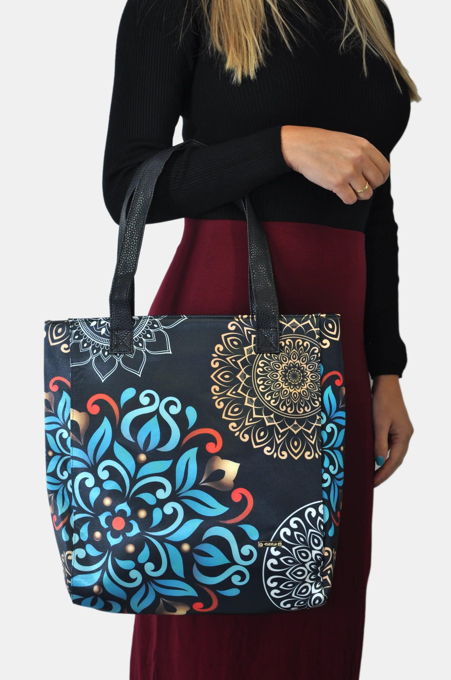 Bolso de mujer Shopper grande Opal Tote Mandala Invernal | CHULA Tulum - CHULA Tulum