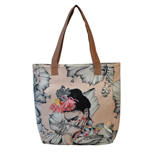 Bolso de Mujer Shopper Grande Opal Tote Frida Kahlo Romance | CHULA Tulum - CHULA Tulum