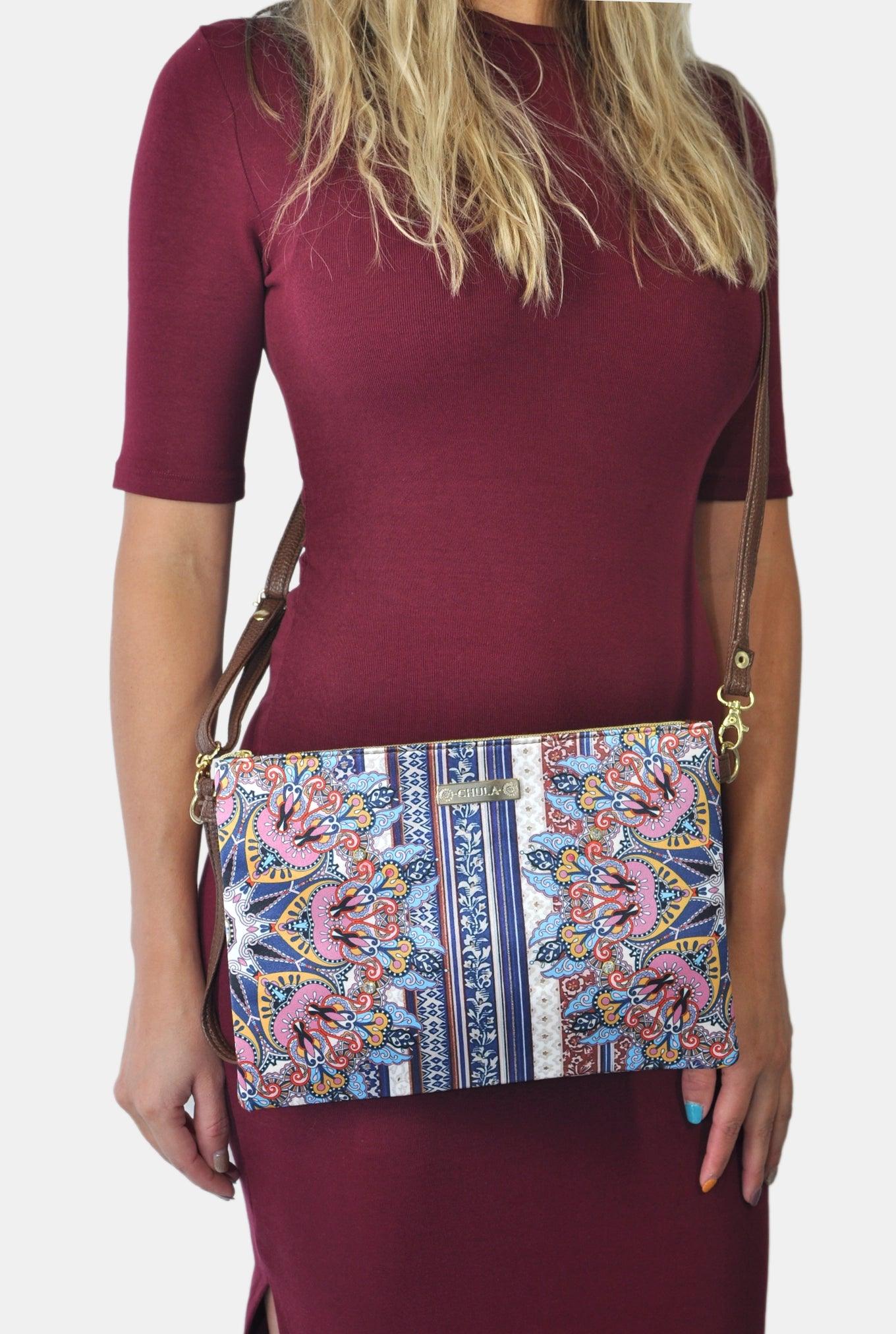 Bolso de Mano y Bandolera Pequeño Clutch Mandala Fancy | CHULA Tulum - CHULA Tulum