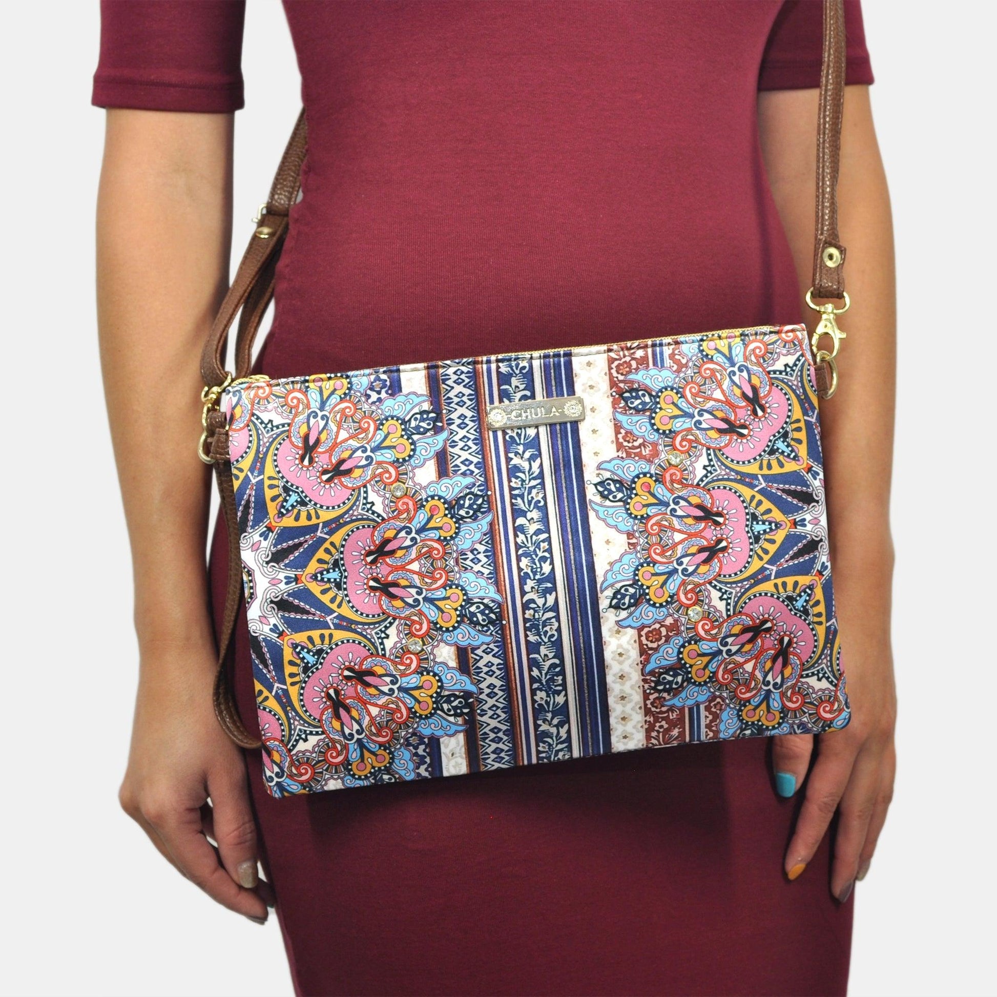 Bolso de Mano y Bandolera Pequeño Clutch Mandala Fancy | CHULA Tulum - CHULA Tulum