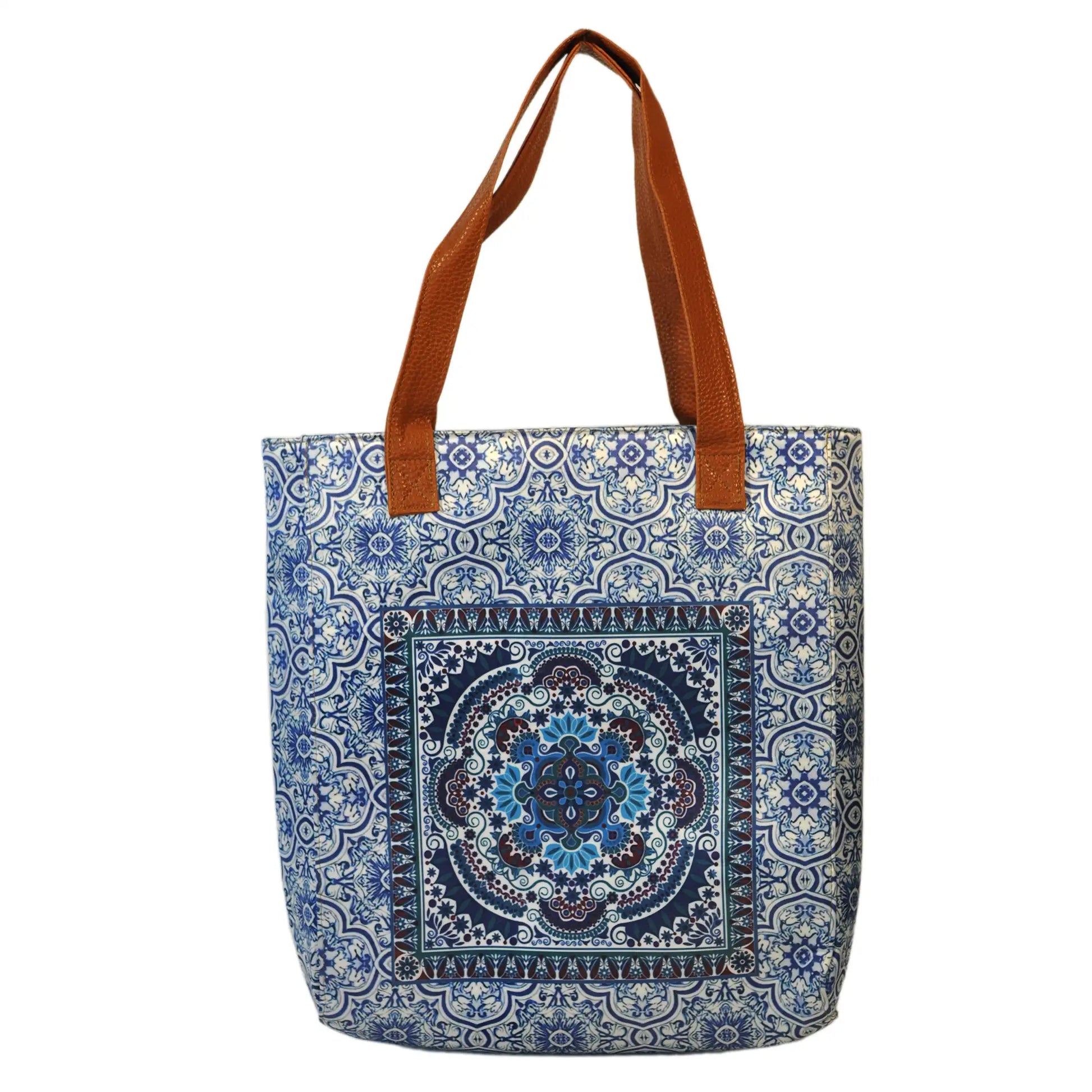 Bolso de Mujer Shopper Grande Opal Tote Jigsaw Mandala | CHULA Tulum