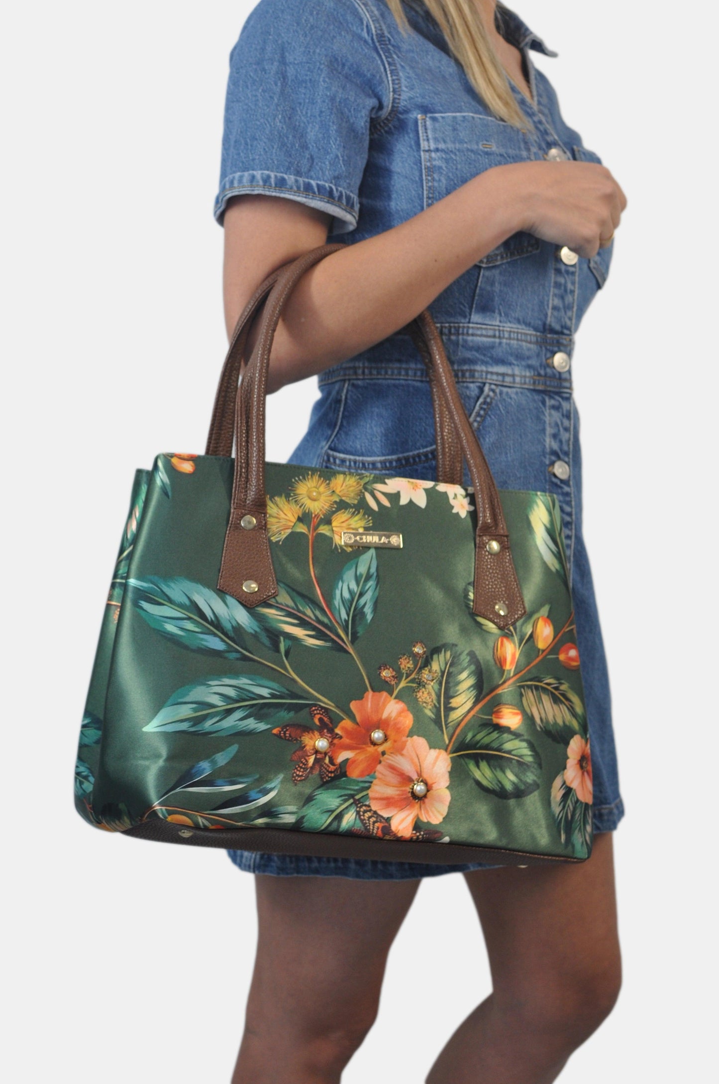 Bolso de hombro Shopper Tote de mujer grande Pupe Gardenia | CHULA Tulum - CHULA Tulum