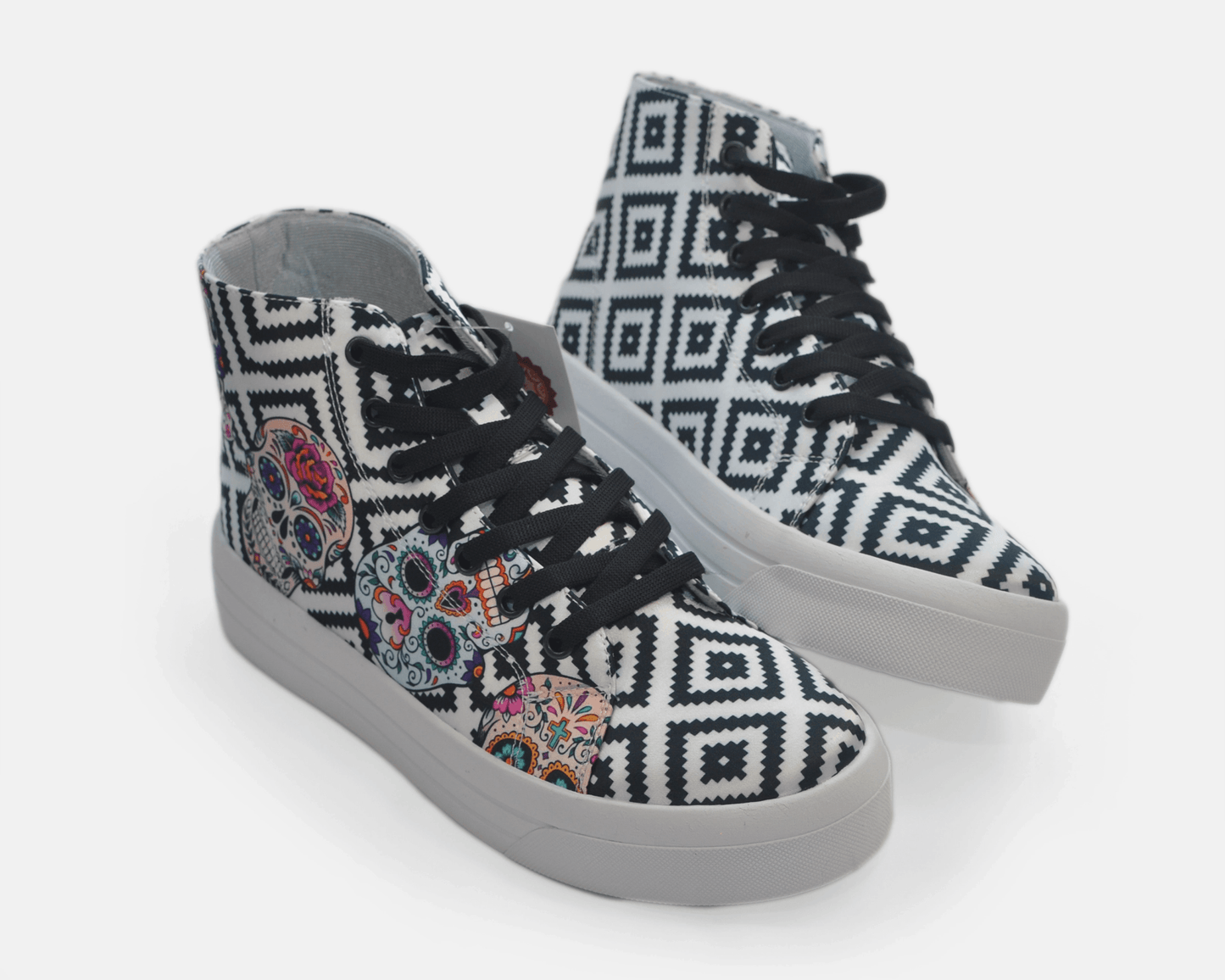 Botas Urbanas de Mujer Skull Party Calaveras - Moda Sostenible | CHULA Tulum - CHULA Tulum