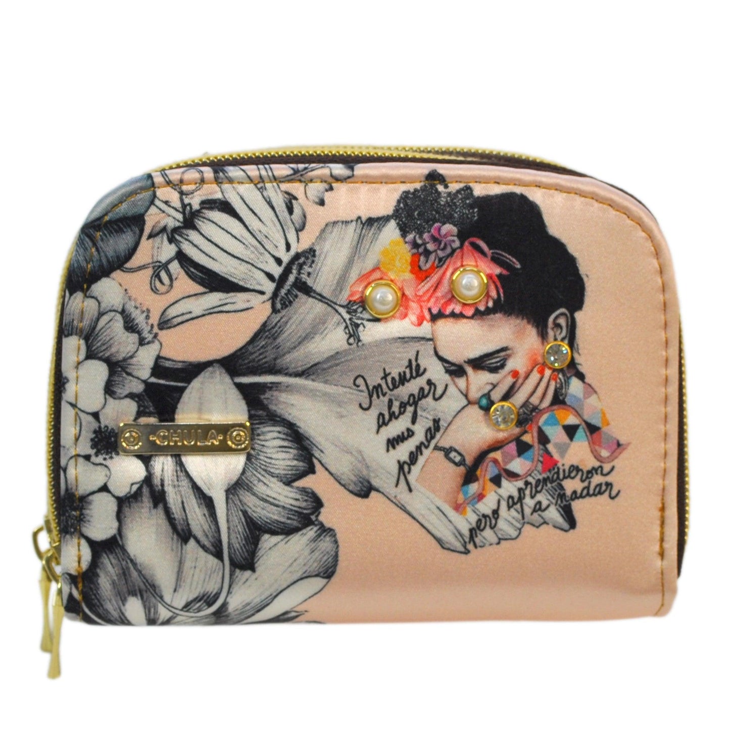 Cartera de Mujer Mediana Jenny Frida Kahlo Romance | CHULA Tulum - CHULA Tulum