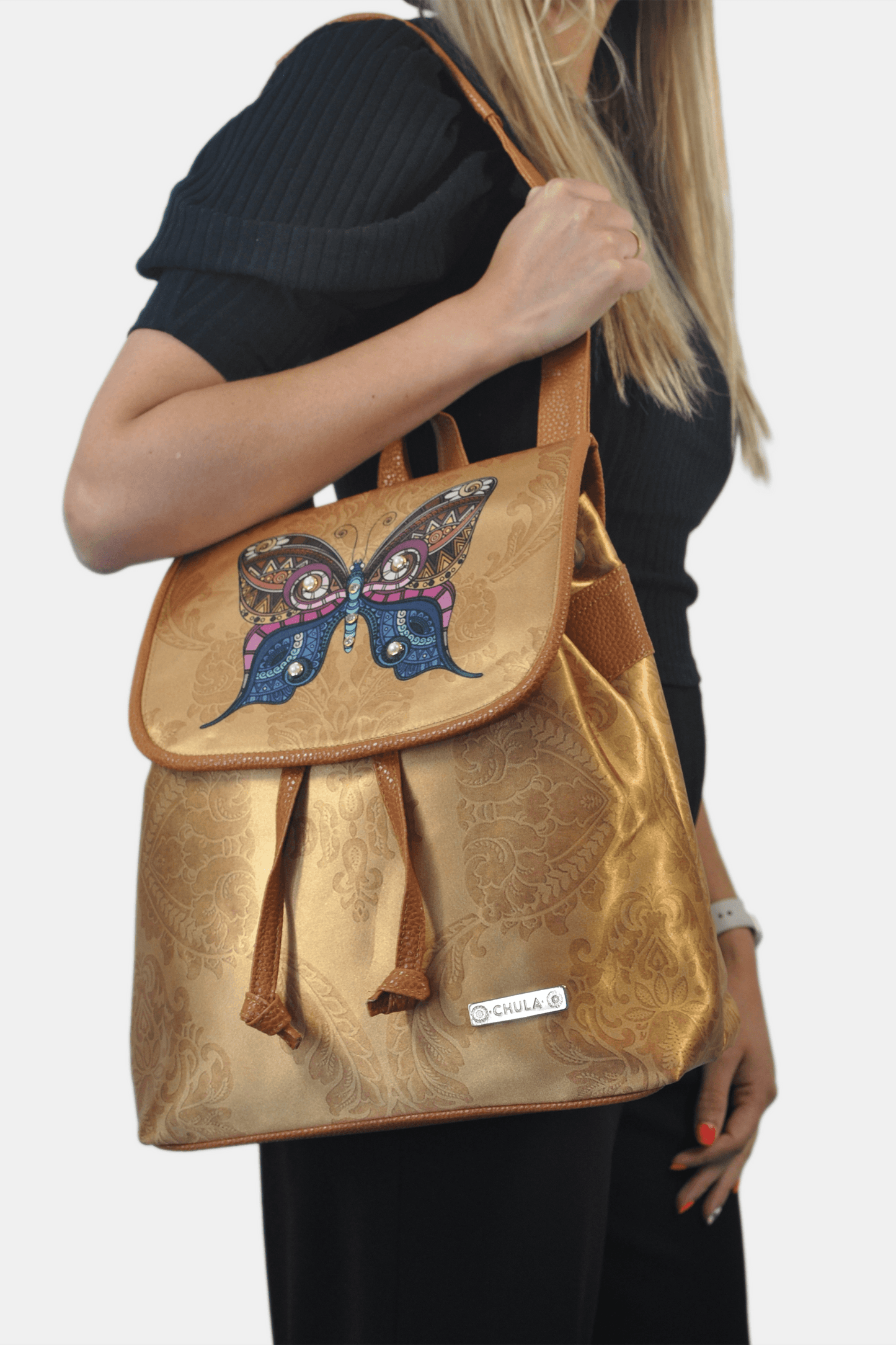 Mochila de Mujer grande BagPack Celine Mariposa | CHULA Tulum - CHULA Tulum