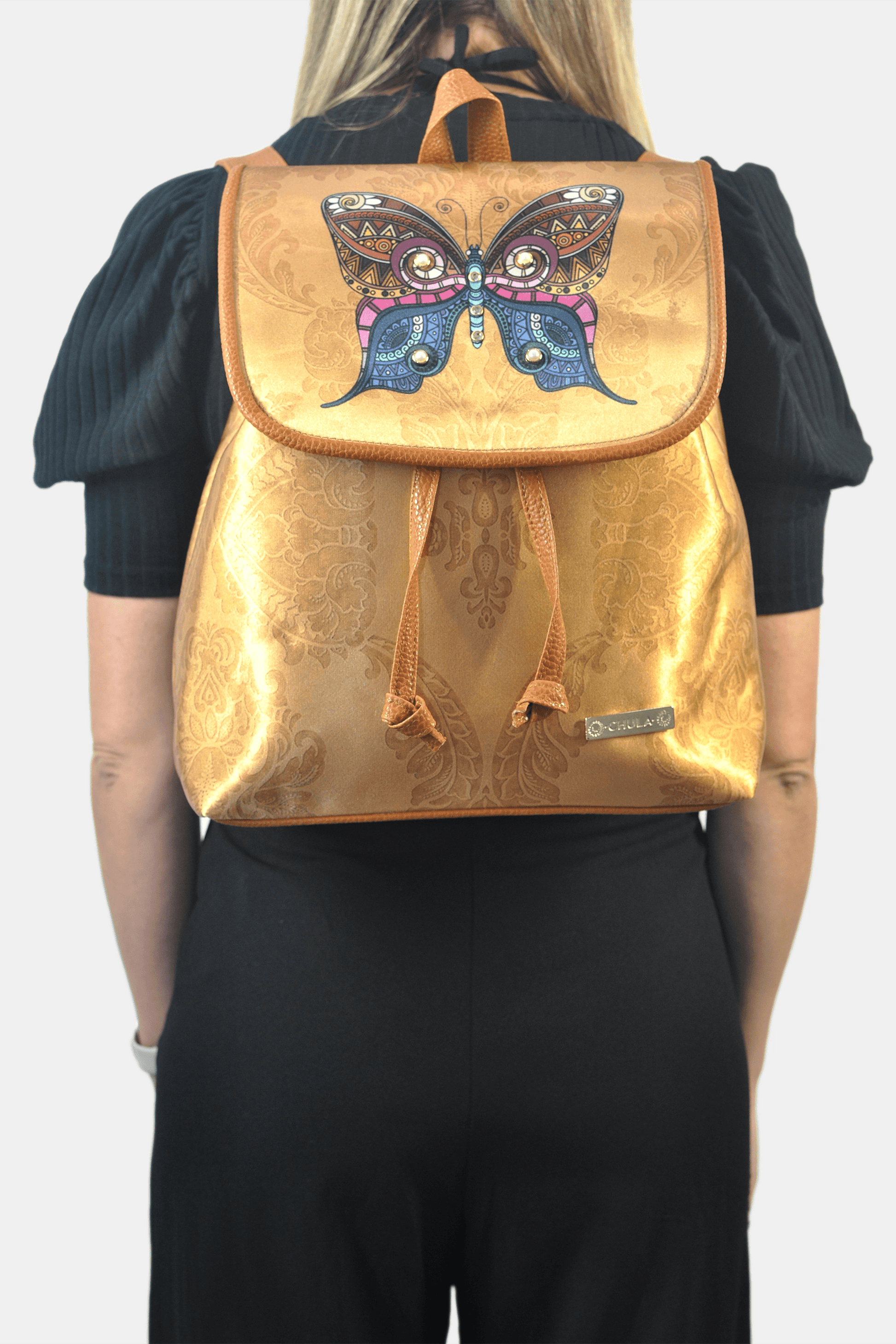 Mochila de Mujer grande BagPack Celine Mariposa | CHULA Tulum - CHULA Tulum