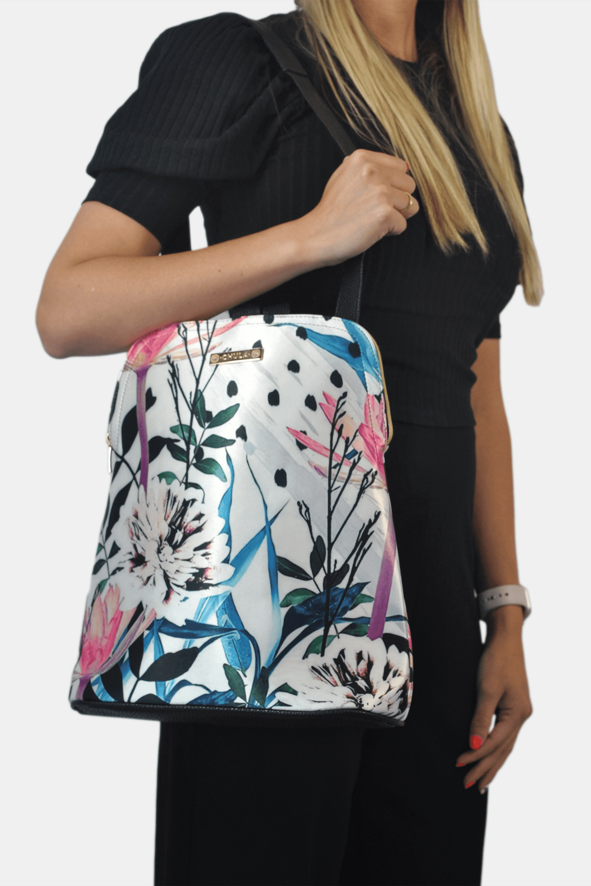 Mochila de Mujer y Bolso de hombro grande BagPack Primavera | CHULA Tulum - CHULA Tulum