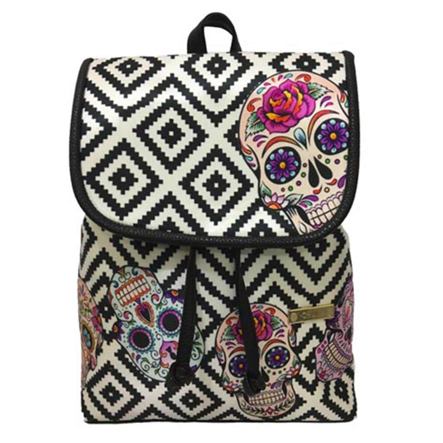 Mochila de Mujer grande BagPack Celine con Calaveras | CHULA Tulum - CHULA Tulum