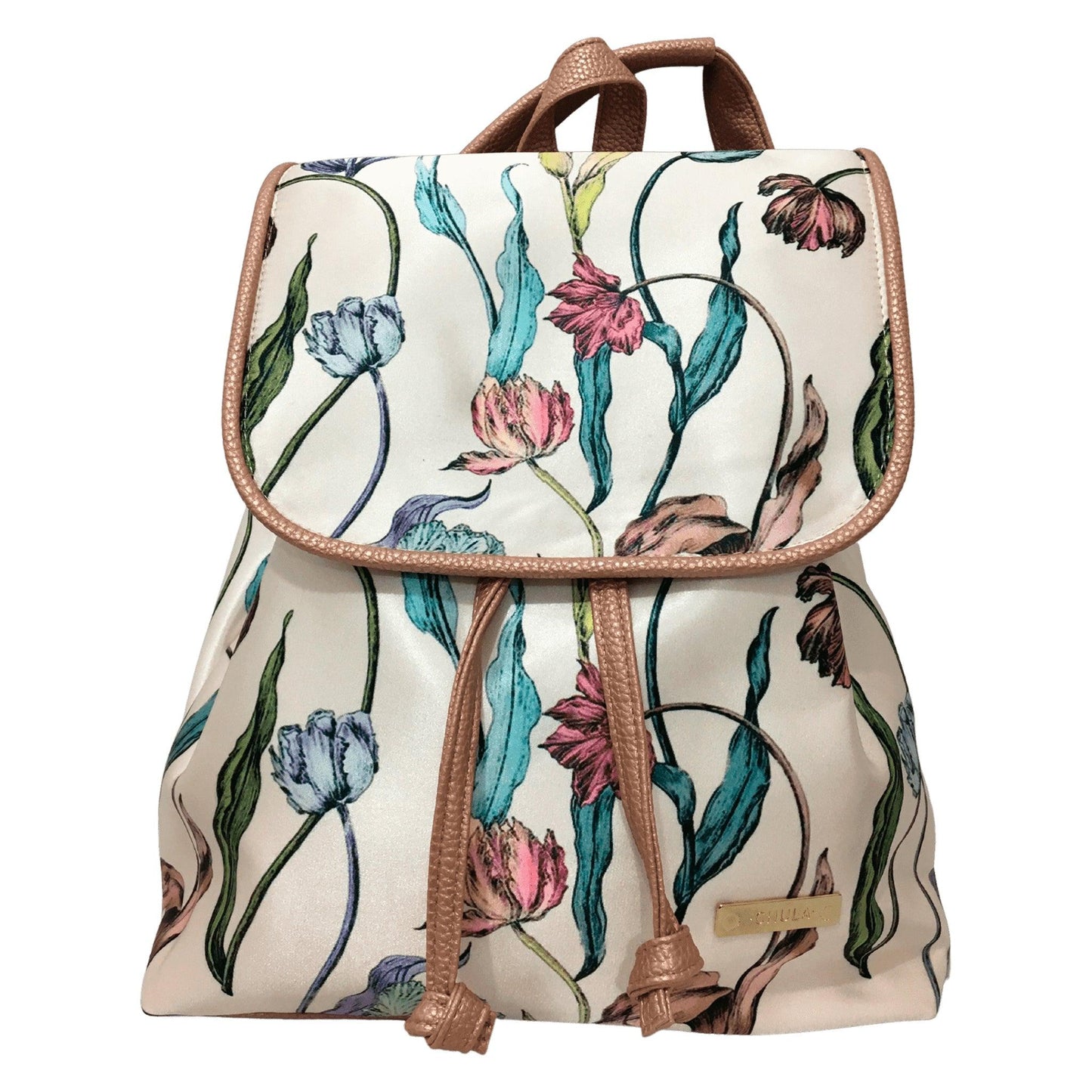 Mochila de Mujer grande BagPack Celine Flores Peonia | CHULA Tulum - CHULA Tulum