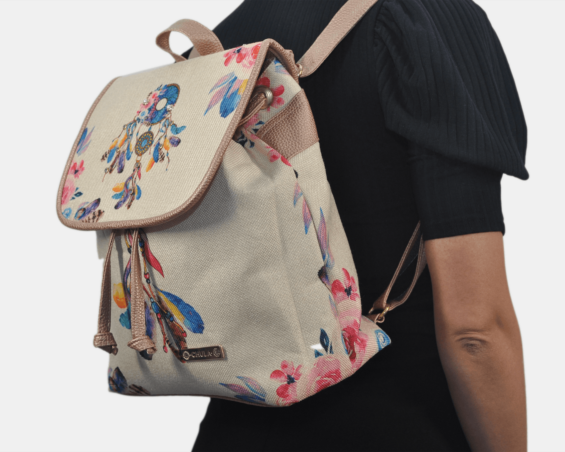 Mochila de Mujer grande BagPack Celine Atrapasueños | CHULA Tulum - CHULA Tulum