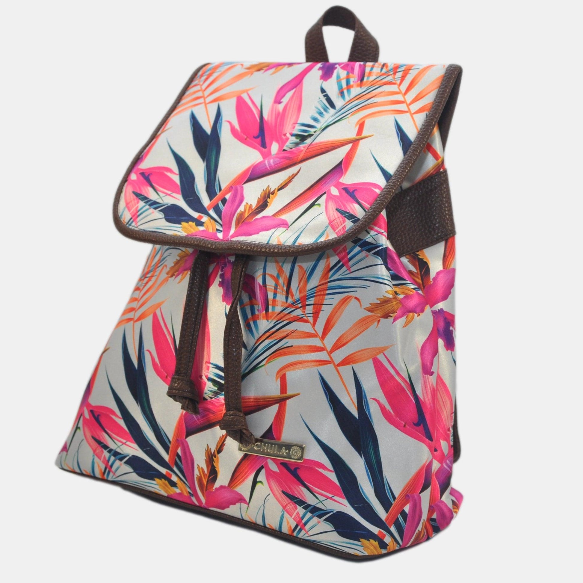 Mochila de Mujer grande BagPack Celine Paraíso de Orquídeas | CHULA Tulum - CHULA Tulum