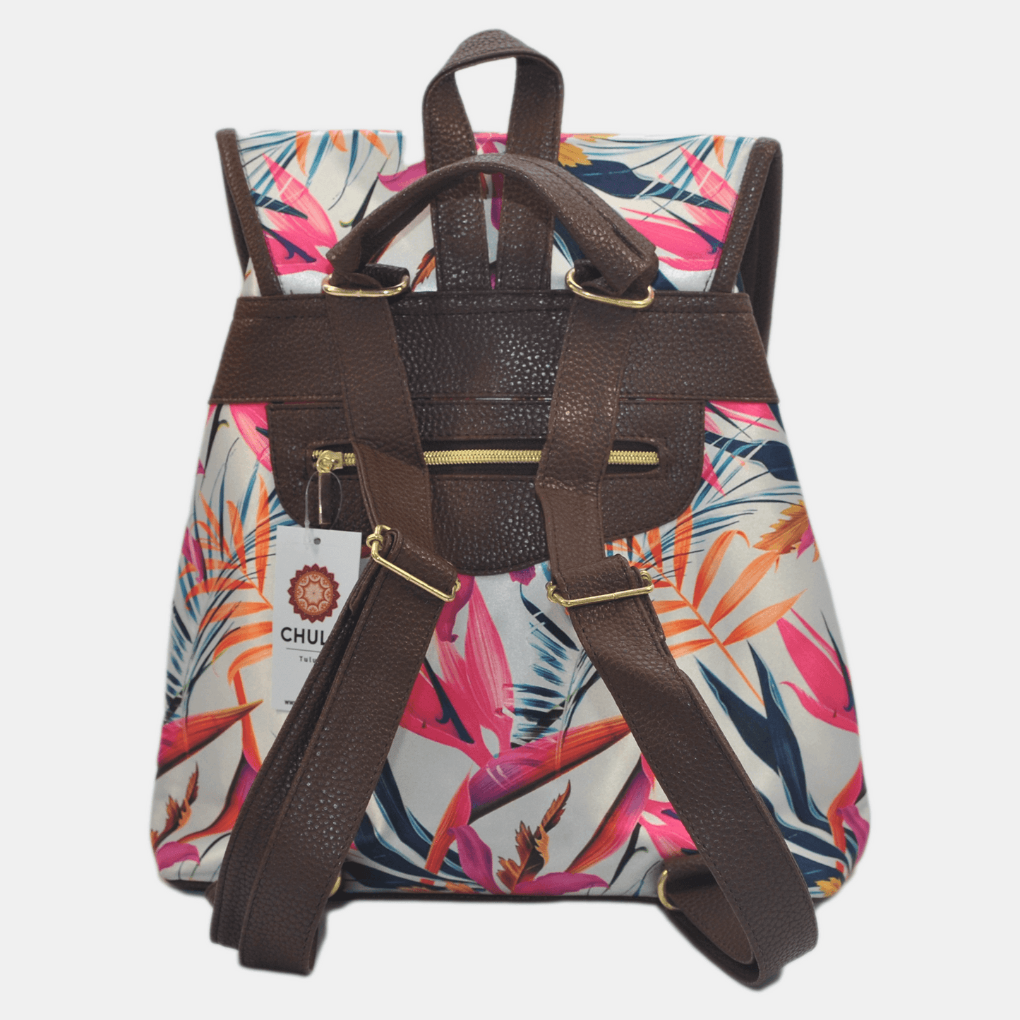 Mochila de Mujer grande BagPack Celine Paraíso de Orquídeas | CHULA Tulum - CHULA Tulum