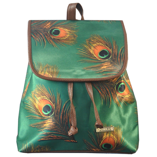 Mochila de Mujer grande BagPack Celine Verde Pavo Real | CHULA Tulum - CHULA Tulum