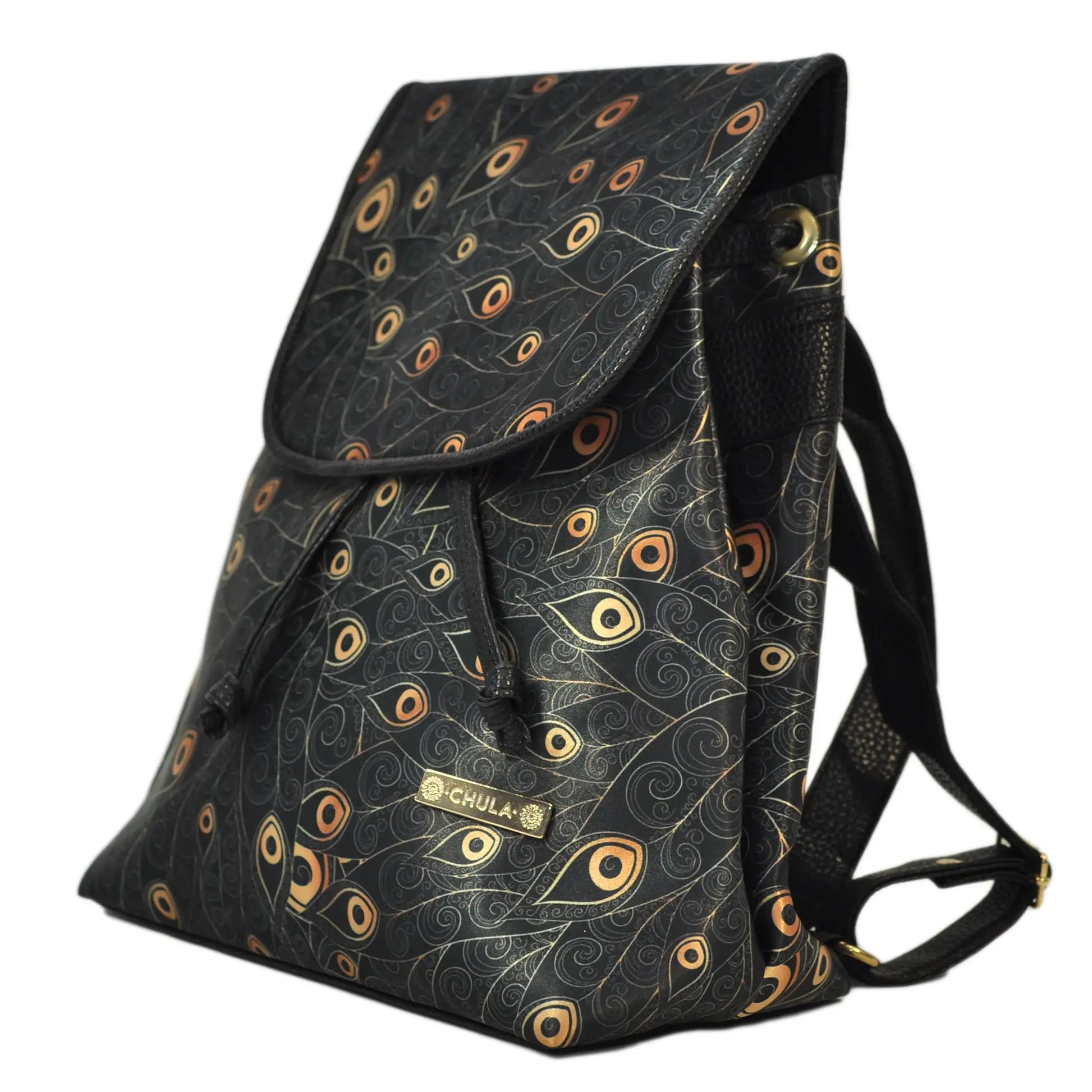 Mochila de Mujer grande BagPack Celine Peacock Golden | CHULA Tulum