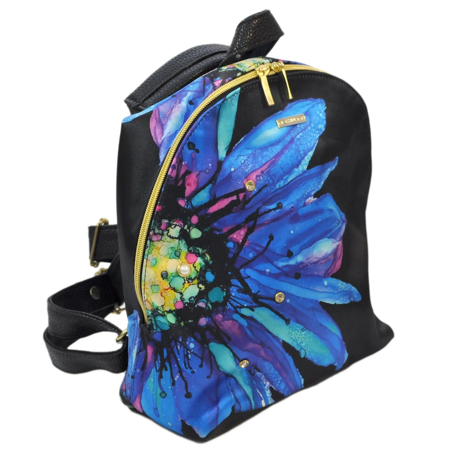 Mochila Pequeña de Mujer y Bolso de Hombro Mini Backpack Flor Aeda | CHULA Tulum - CHULA Tulum