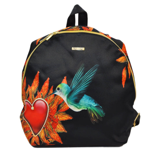 Mochila pequeña de Mujer y Bolso de hombro Mini BackPack Colibri Corazón | CHULA Tulum - CHULA Tulum