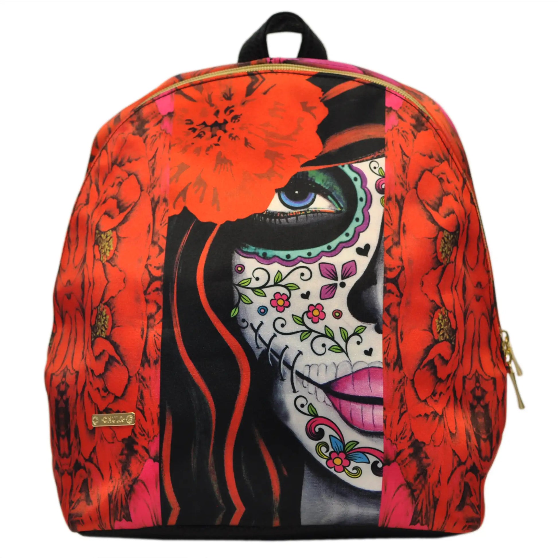 Mochila pequeña de Mujer y Bolso de hombro Mini BackPack Catrina | CHULA Tulum