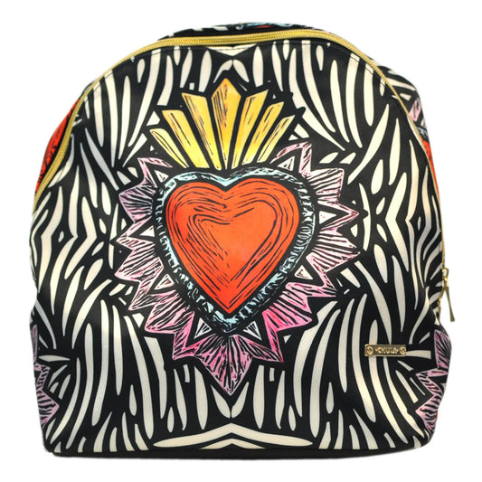 Mochila pequeña de Mujer y Bolso de hombro Mini BackPack Corazón Corona | CHULA Tulum regalo original para novia