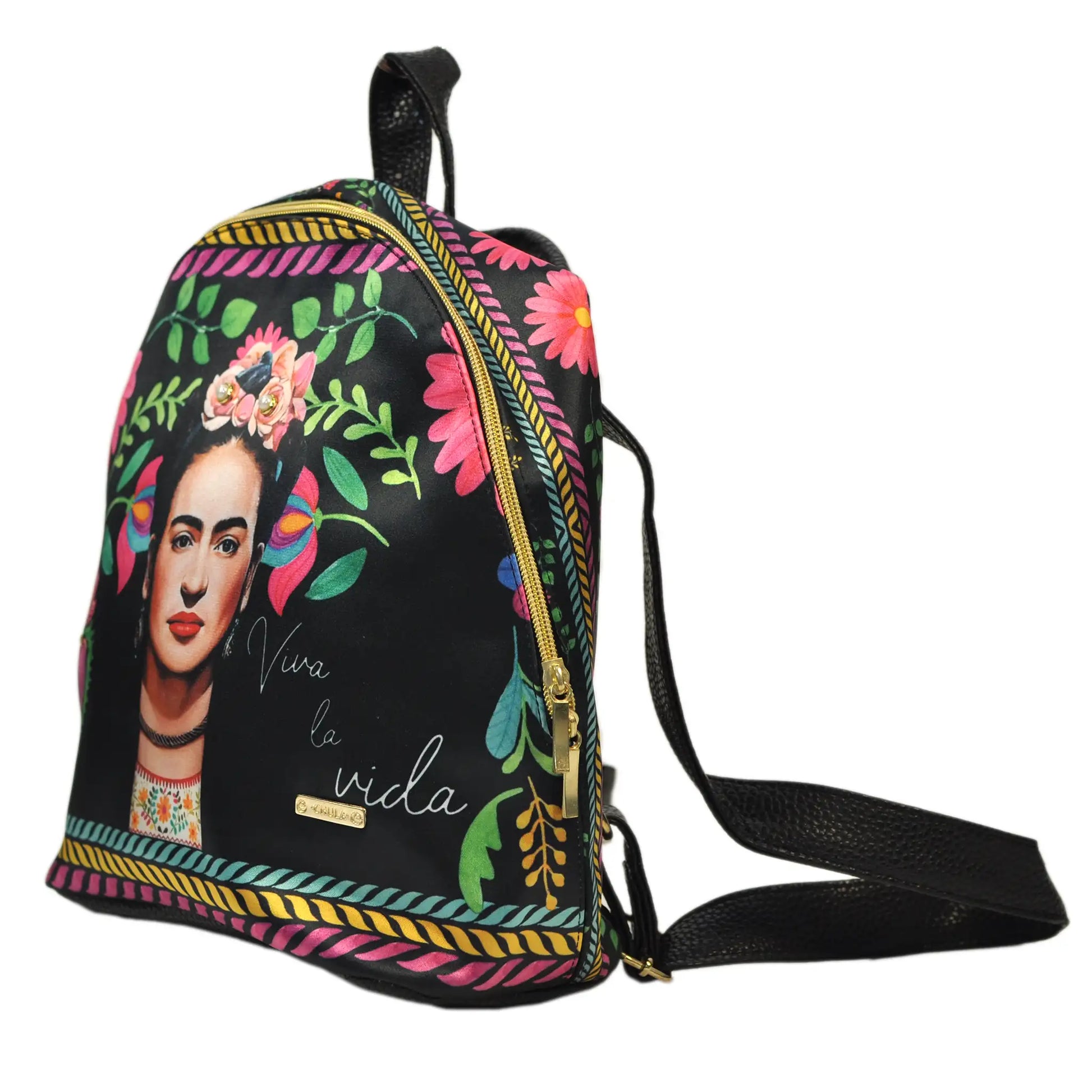 Mochila pequeña de Mujer y Bolso de hombro Mini BackPack Frida Rouse  | CHULA Tulum